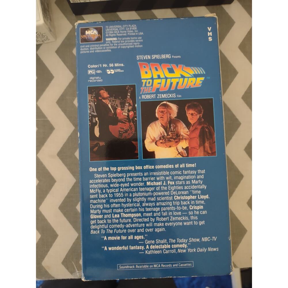 Back to the future VHS With Coupon Inserts - Picture 4 of 5